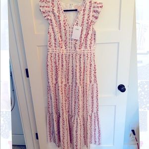Gal Meets Glam NWT Rose Print Maxi Dress